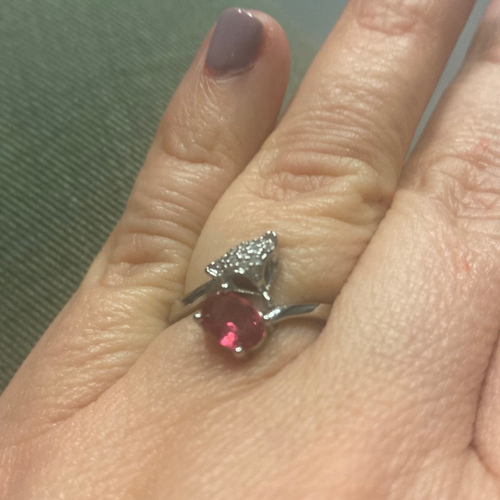 925 deer head ring